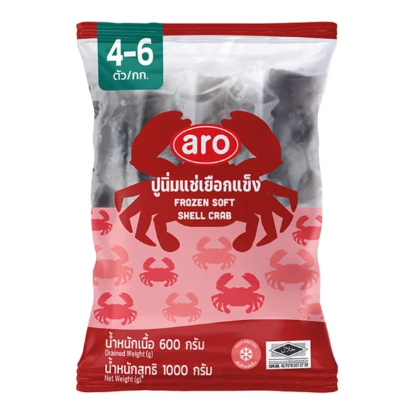 seafood-0080 เอโร่ ปูนิ่มแช่แข็ง 1 กก.(4-6 ตัว/กก.)