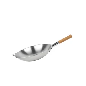 Rocket กระทะสเตนเลสสตีล 32 ซม. - ด้ามไม้ จรวด