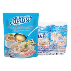 seasoning-0010 ฟ้าไทย น้ําก๋วยเตี๋ยวสําเร็จรูปเข้มข้น น้ําใส 350 ก. x 6