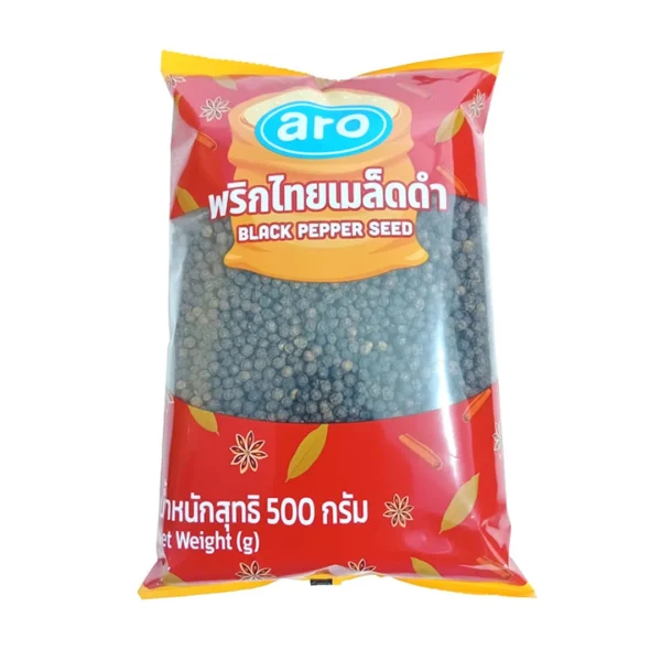 seasoning-0023 เอโร่ พริกไทยเม็ดดํา 500 ก.
