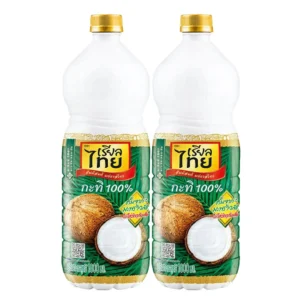 seasoning-0043 เรียลไทย กะทิ แบบขวด 1 ล. x 2
