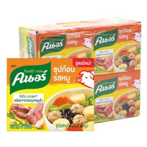 คนอร์ ซุปรสหมูก้อน 40 ก. x 12