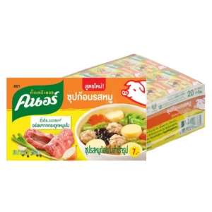 seasoning-0067 คนอร์ ซุปก้อน รสหมู 20 ก. 24 ก้อน
