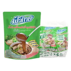seasoning-0083 ฟ้าไทย น้ําก๋วยเตี๋ยวสําเร็จรูปเข้มข้น (น้ําข้น) 350 ก. x 6
