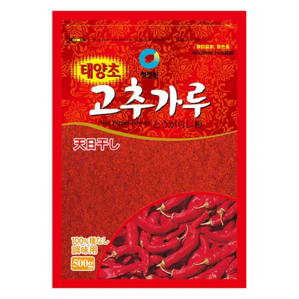 seasoning-0132 ชองจองวอน พริกเกาหลีแบบป่นละเอียด 500 ก.