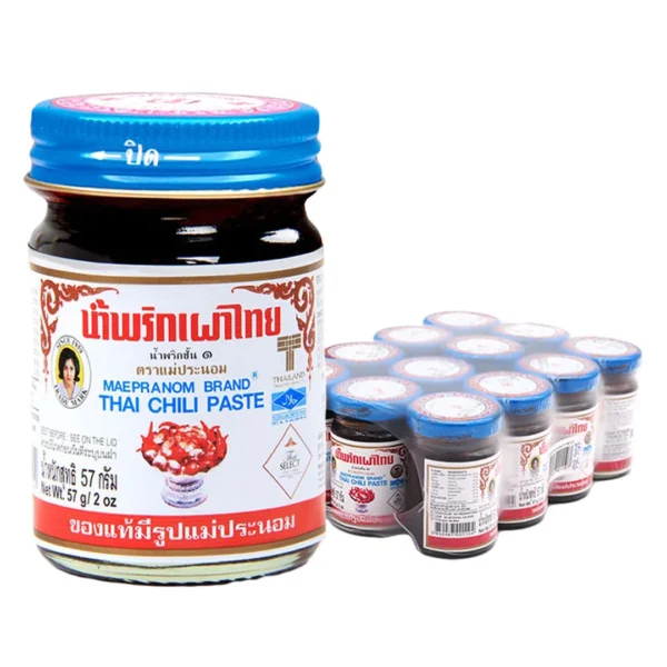 seasoning-0152 แม่ประนอม น้ําพริกเผา 57 ก. x 12