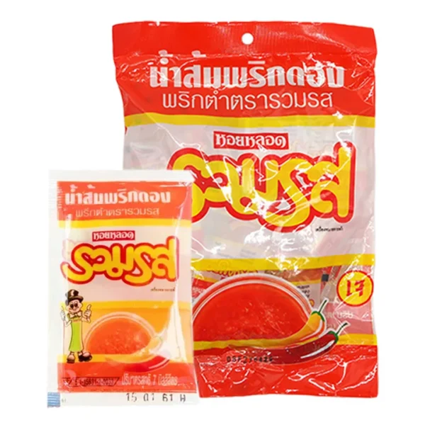 seasoning-0163 รวมรส น้ําส้มพริกดองตํา 7 มล. x 50