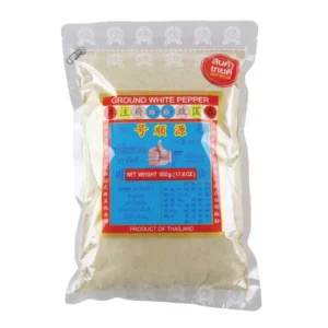seasoning-0183 ตรามือที่ 1 พริกไทยขาวป่น 500 ก.