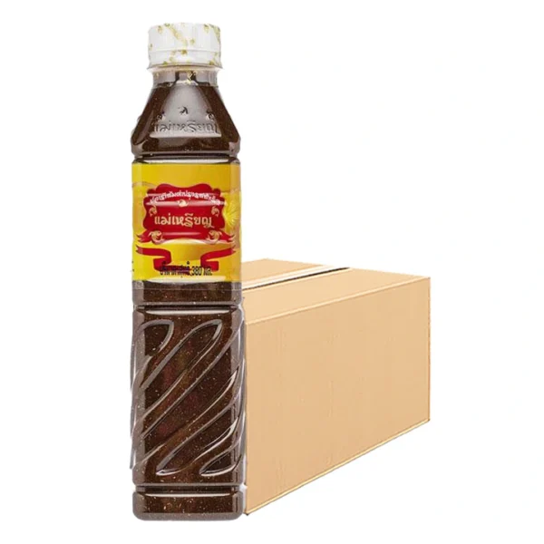 seasoning-0200 แม่เหรียญ น้ําปลาร้า 380 มล.X 24