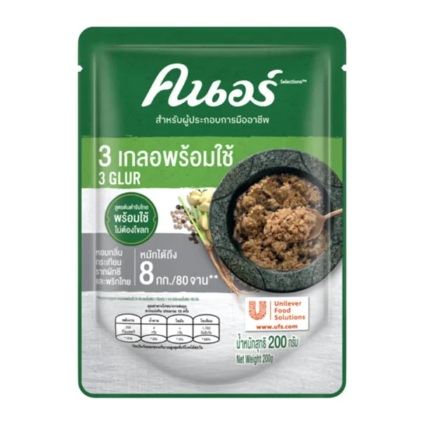 seasoning-0238 คนอร์ สามเกลอพร้อมใช้ 200 ก.