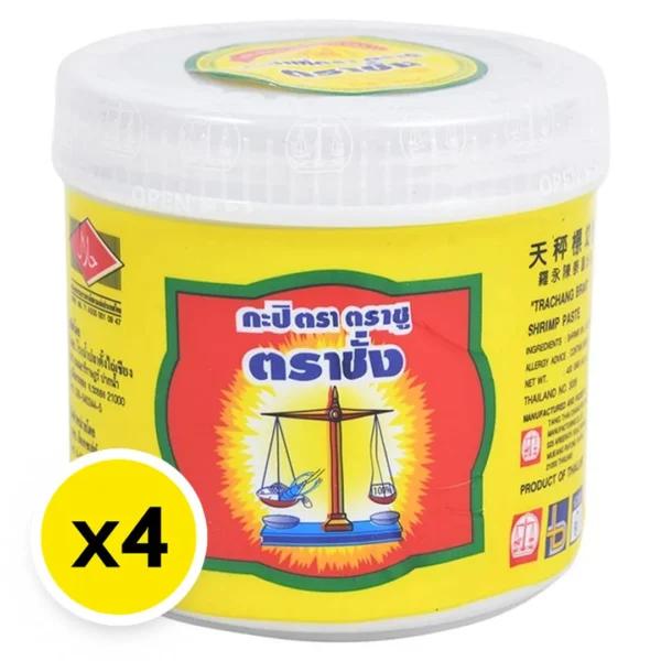 seasoning-0243 ตราชั่ง กะปิ 400 ก. x 4
