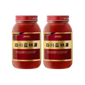 seasoning-0427 โยอูกิ ซอสปรุงรสเผ็ด ชิเชน โทบันจัน สูตรพริกแดงเค็ม และถั่วปากอ้า (ผลิตในประเทศญี่ปุ่น) ขนาด 1 กิโลกรัม x 2 ขวด
