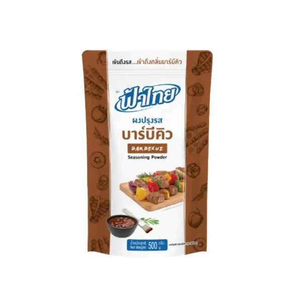 seasoning-0456 ฟ้าไทย ผงเขย่า รสบาร์บีคิว 500 ก.