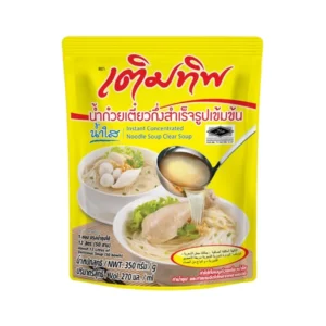 เติมทิพ น้ําก๋วยเตี๋ยวกึ่งสําเร็จรูปเข้มข้น น้ําใส 350 ก.