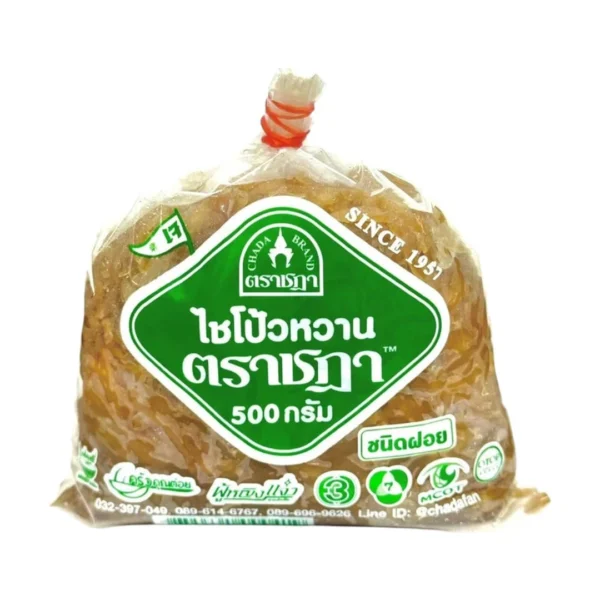 seasoning-0468 ไชโป้วหวาน ชนิดฝอย ตราชฎา ราชบุรี 500 กรัม ต้นตํารับ 70 ปี เหมาะสําหรับผัดไข่ ไม่ใส่ผงชูรส ไม่ใส่สี