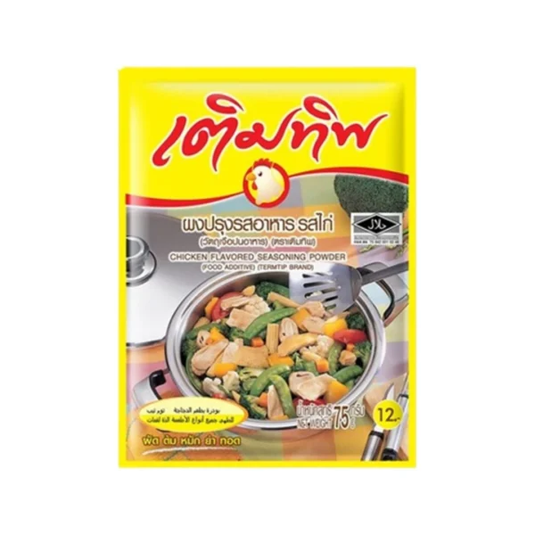 เติมทิพ ผงปรุงรส รสไก่ 75 ก.