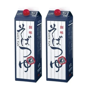seasoning-0537 โซมิ ซุปกึ่งสําเร็จรูป โซบะ ทสึยุ สูตรซอสถั่วเหลืองฮอนโจโซ ปลาโอแห้ง ปลาแมคเคอเรลแห้ง และข้าวต้ม (ผลิตในประเทศญี่ปุ่น) ขนาด 1.8 ลิตร x 2 กล่อง
