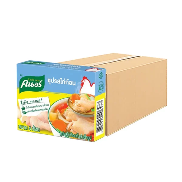 seasoning-0548 คนอร์ ซุปก้อน รสไก่ 40 ก. x 144