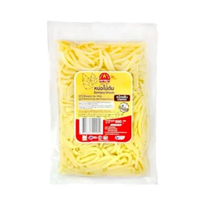 seasoning-0575 ชฎา หน่อไม้ต้ม ชนิดเส้น 500g ผลิตจากหน่อไม้อ่อน ไม่มีสารกรอบ ไม่มีผงชูรส อร่อย สะอาด