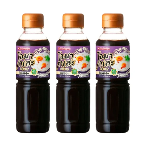 seasoning-0578 โอมากาเสะ โชยุญี่ปุ่น 200 มล. x 3