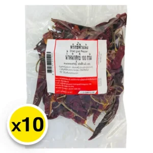 พริกชี้ฟ้าแห้ง 100 ก. x 10