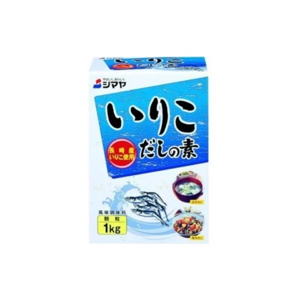 seasoning-0658 ชิมาย่า ซุปผงกึ่งสําเร็จรูป อิริโกะ ดาชิ โนะ โมโต้ ผสมผงปลาซาร์ดีน นางาซากิป่น (ผลิตในประเทศญี่ปุ่น) ขนาด 1 กิโลกรัม