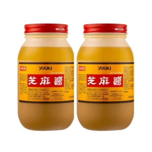 seasoning-0660 โยอูกิ งาขาวญี่ปุ่นคั่ว โยอูกิ จิมา จัง เพสต์ ผลิตจากงาขาวคั่ว ปราศจากเกลือและน้ําตาล (ผลิตในประเทศญี่ปุ่น) ขนาด 800 กรัม x 2 ขวด