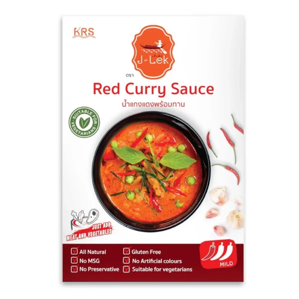 seasoning-0661 J-Lek (เจ๊เล็ก) น้ําแกงแดงพร้อมทาน ขนาด 250 กรัม