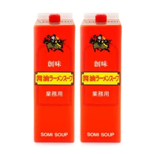 seasoning-0689 โซมิ ซุปราเมนกึ่งสําเร็จรูป โชยุ ราเมน สไตล์โตเกียว สูตรซอสถั่วเหลือง สารสกัดจากเนื้อสัตว์ ผัก และเครื่องเทศ (ผลิตในประเทศญี่ปุ่น) ขนาด 1.8 ลิตร x 2 กล่อง