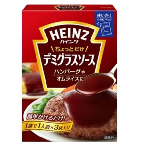 seasoning-0707 ไฮนซ์ ซอสเดมิ-กลาส โชตโตะดาเกะ สูตรมะเขือเทศ แอปเปิ้ล (ผลิตในประเทศญี่ปุ่น) ขนาด 150 กรัม x 4