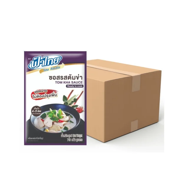 seasoning-0764 ฟ้าไทย โฮม คิทเช่น ซอสปรุงสําเร็จรูป ซอสรสต้มข่า 75 ก. x 36