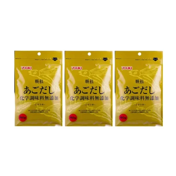 seasoning-0776 โยอูกิ ซุปผงกึ่งสําเร็จรูป รสปลา ผลิตจากผงปลาบินชิน (ผลิตในประเทศญี่ปุ่น) ขนาด 60 กรัม x 3 ซอง