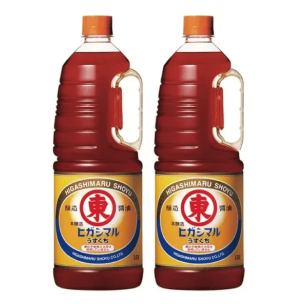 seasoning-0780 ฮิกาชิมารุ ซีอิ๊ว ซอสถั่วเหลือง อุสุคุจิ โชยุ (ผลิตในประเทศญี่ปุ่น) ขนาด 1.8 ลิตร x 2