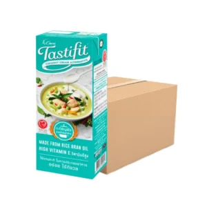 4CARE Tastifit เทสตี้ฟิต กะทิธัญพืช (200 ml x 24 กล่อง) ทําจากน้ํามันรําข้าว อร่อยเหมือนกะทิมะพร้าว ไม่มีคอเลสเตอรอล