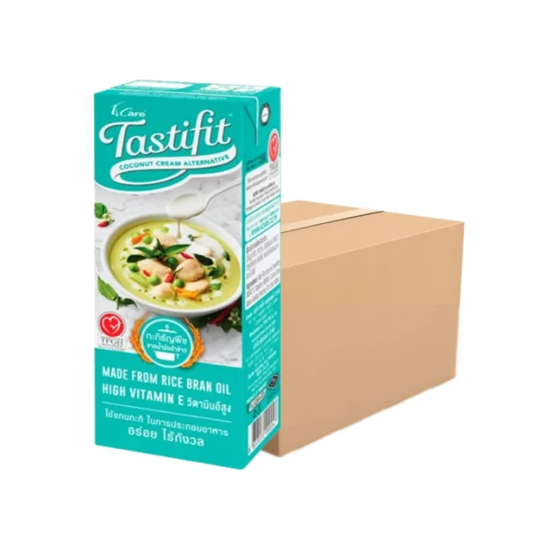 seasoning-0790 4CARE Tastifit เทสตี้ฟิต กะทิธัญพืช (200 ml x 24 กล่อง) ทําจากน้ํามันรําข้าว อร่อยเหมือนกะทิมะพร้าว ไม่มีคอเลสเตอรอล