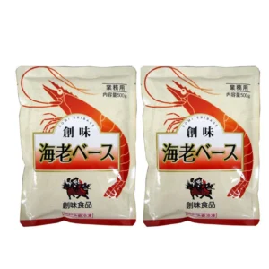 seasoning-0824 โซมิ เครื่องปรุงรส รสกุ้ง เอบิ เบส ทําจากหัวกุ้งหวานอามะ เอบิ สารสกัดอาหารทะเล และสีจากพริกปาปริก้า (ผลิตในประเทศญี่ปุ่น) ขนาด 500 กรัม x 2 ถุง