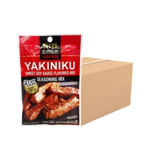 seasoning-0826 เอส แอนด์ บี ผงปรุงรส ยากินิคุ สูตรโชยุ งา ผงมะเขือเทศ ผงหัวหอม และเครื่องเทศ (ผลิตในประเทศญี่ปุ่น) ขนาด 30.8 กรัม x 15 ซอง