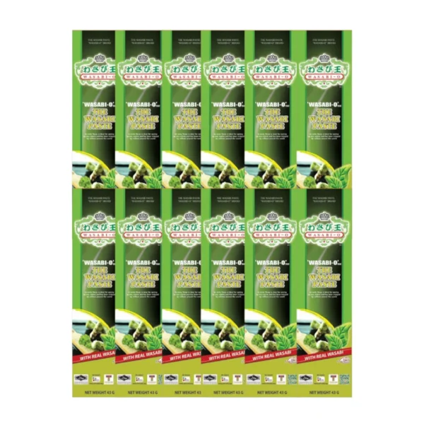 seasoning-0842 wasabi-o วาซาบิสดบด ขนาด 43 กรัม x 12 ชิ้น