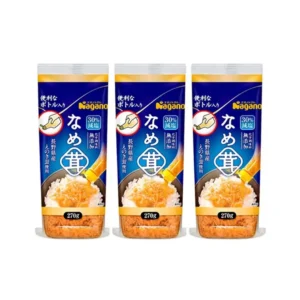 seasoning-0889 นากาโนะ โตมาโตะ ซอสเห็ดเข็มทอง สูตรเห็ดเอโนกิจากนากาโนะ สารสกัดปลาโอแห้ง และซอสถั่วเหลือง (ผลิตในประเทศญี่ปุ่น) ขนาด 270 กรัม x 3 ขวด
