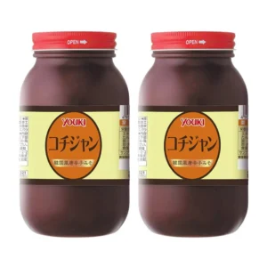 seasoning-0900 โยอูกิ ซอสปรุงรสมิโซะ โคชูจัง สไตล์เกาหลี สูตรข้าวเหนียวหมักและพริก (ผลิตในประเทศญี่ปุ่น) ขนาด 1 กิโลกรัม x 2 ขวด