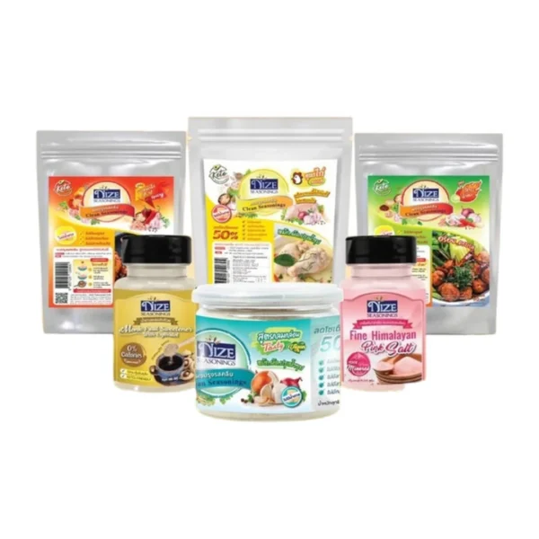 seasoning-0926 NIZE ผงไนซ ผงปรุงรสคลีน เซทแนะนํา เซทแนะนําโรคเบาหวาน