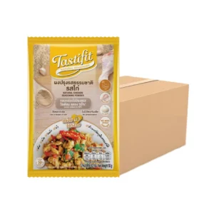 4CARE Tastifit เทสตี้ฟิต ผงปรุงรสธรรมชาติ รสไก่ (50 g x 12 ซอง) ไม่มีผงชูรส โซเดียมลดลง 50% วัตถุดิบจากธรรมชาติ