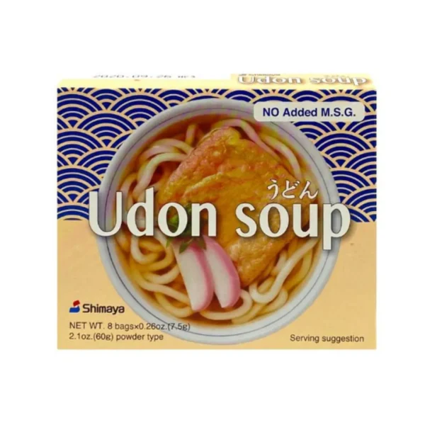 seasoning-0954 ชิมาย่า ผงปรุงรสสําหรับซุปอุด้ง (ไม่ใส่ผงชูรส) 60 กรัม Shimaya Udon Soup Seasoning Powder No Added MSG 60 g.