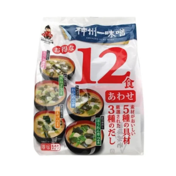 seasoning-0961 ชินซูอิชิ โอโตะคุนะ อะวาเสะมิโสะ จิตาเตะ 193.1 กรัม Shinsyuichi Otokuna Awase Miso Jitate 6/193.1 g.