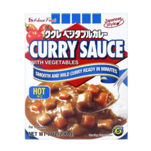 seasoning-0970 เฮ้าส์ แกงกะหรี่ผสมผัก ชนิดเผ็ดมาก 200 กรัม House Curry Sauce Vegetable Hot 200 g.