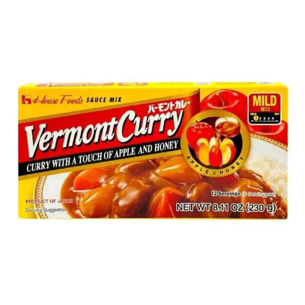 seasoning-0985 เฮ้าส์ เวอร์มองท์ แกงกะหรี่เผ็ดน้อย 230 กรัม House Vermont Curry Mild 230 g.