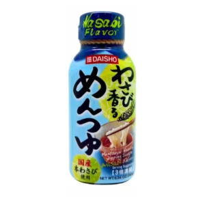 seasoning-0988 ไดโช เมนซึยุ นูดเดิ้ล ดิปปิ้ง ซอส วาซาบิ เฟลเวอร์ (ซอสสําหรับหมี่เย็นญี่ปุ่นรสวาซาบิ) 180 ก.