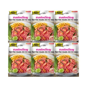 seasoning-0994 โลโบ โลโบ ซอสผัดหมี่ชมพู (ตรา โลโบ) แพ็ค 6 ซอง