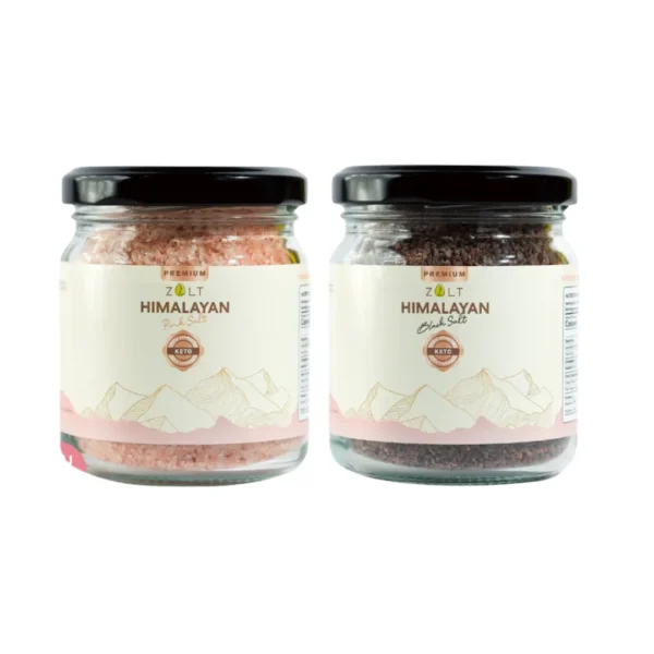 seasoning-1039 Zalt 1 แถม 1 เกลือชมพู หิมาลายัน มีใบรับรอง/อย. นําเข้าจากปากีสถาน สําหรับปรุงอาหาร เกลือคีโต เกลือดํา+ชมพูป่น