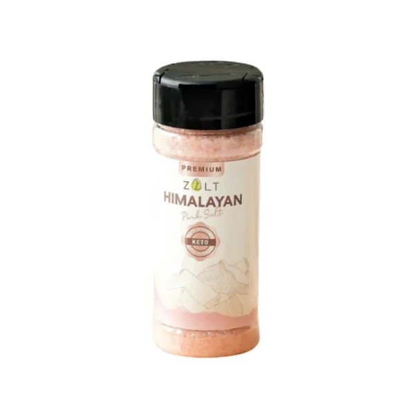 seasoning-1040 Zalt เกลือชมพู หิมาลายัน มีใบรับรอง/อย. นําเข้าจากปากีสถาน สําหรับปรุงอาหาร เกลือคีโต เกลือชมพู 110g 1 ขวด